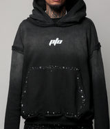Black Luxe Shadow Hoodie